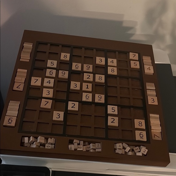 Wooden Sudoku Board Game - Picture 1 of 1